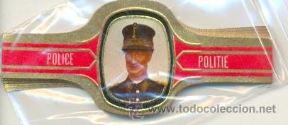Bagues de cigare de collection: 14-952. Vitolas Uniformes de Policia, Karel I, S.M. 24 vitolas