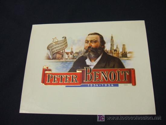 Vitolas de colecci&oacute;n: LITOGRAFIA DE TABACOS - PETER BENOIT - Foto 1