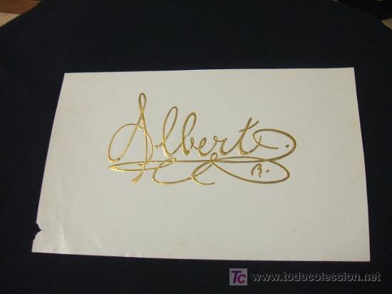 Vitolas de colecci&oacute;n: LITOGRAFIA DE TABACOS - ALBERT - Foto 1