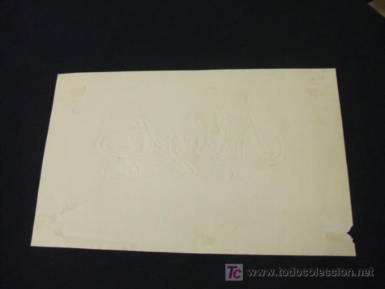 Vitolas de colecci&oacute;n: LITOGRAFIA DE TABACOS - ALBERT - Foto 2