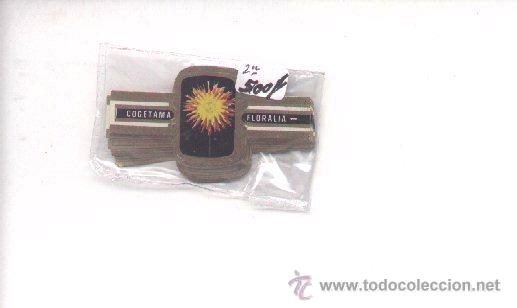 Vitolas de colecci&oacute;n: 14-104. Vitolas Cogetama. Flores Serie II, 24 vit