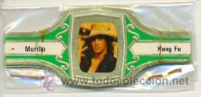 Vitolas de colecci&oacute;n: 14-1113. Vitolas Murillo. Kung Fu. 24 vit. FM. verde