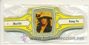 Vitolas de colecci&oacute;n: 14-1115. Vitolas Murillo. Kung Fu. 24 vit. FM, amarillo