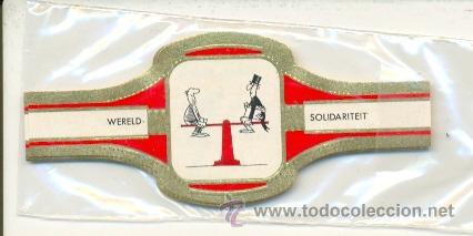 An&eacute;is de charuto de cole&ccedil;&atilde;o: 14-1302. Vitolas Wereld Solidaridad. 12 vit. FM