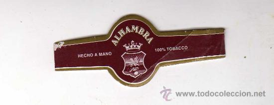 Vitolas de colecci&oacute;n: VITOLA ALHAMBRA - Foto 1