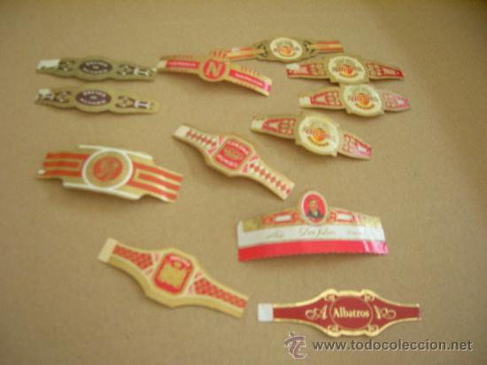 Vitolas de colecci&oacute;n: Lote de 12 vitolas variadas. - Foto 1