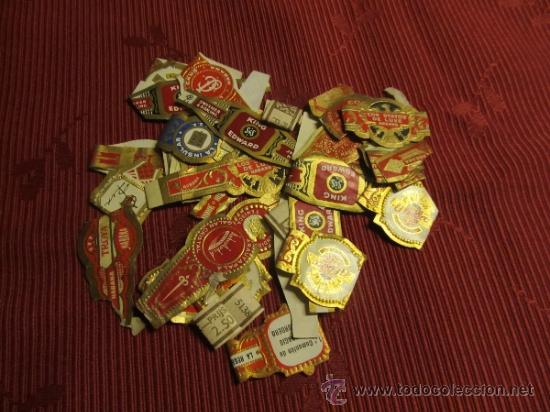 Vitolas de colecci&oacute;n: M69 LOTE DE ANTIGUAS VITOLAS DE PUROS HABANOS
