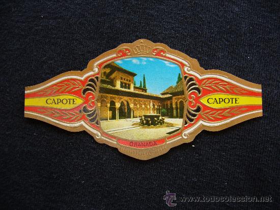 Sammlung von Banderolen: Vitola Capote. N&ordm; 14. Granada.