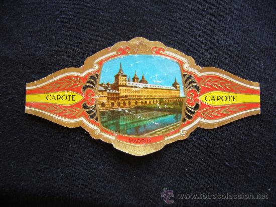 Sammlung von Banderolen: Vitola Capote. N&ordm;1. Madrid.