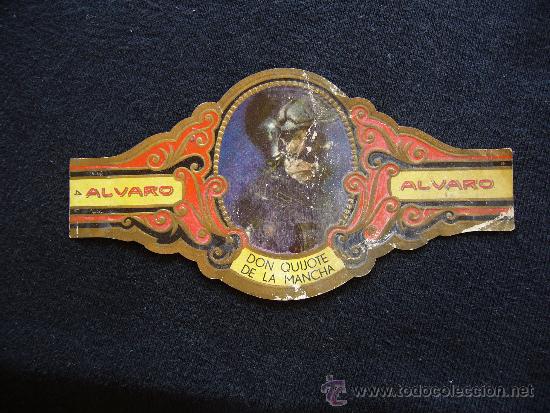Sammlung von Banderolen: Vitola Tabacos &Aacute;lvaro. N&ordm;. 4. Don Quijote de la Mancha.