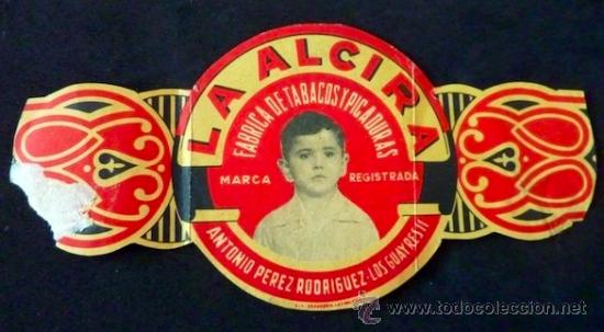 Vitolas de colecci&oacute;n: La Alcira. Vitola. - Foto 1