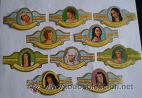 Bagues de cigare de collection: 10 vitolas &Aacute;lvaro mujeres famosas en la historia y en la religi&oacute;n