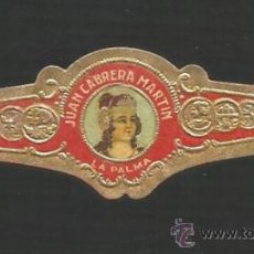Vitolas de colección: VITOLA JUAN CABRERA MARTÍN LA PALMA (TABACO DE CANARIAS, PUROS)