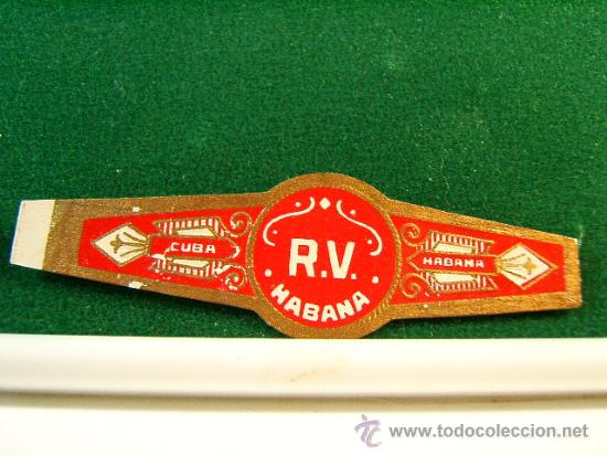 Vitolas de colecci&oacute;n: R. V. - HABANA - CUBA - SIN NUMERO - ANTIGUA VITOLA CLASICA - SIGUE ...