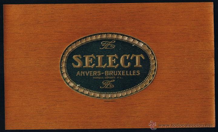 Vitolas de colecci&oacute;n: HABILITACION - VISTA.- TITULO: SE LECT ANVERS . TEMA: PUROS