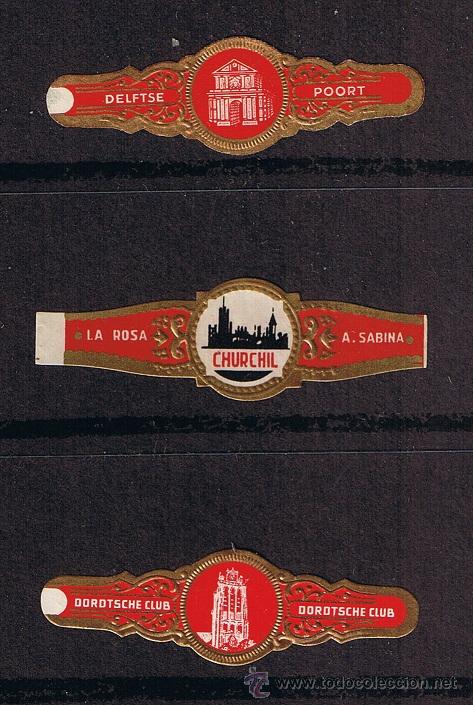 Vitolas de colecci&oacute;n: VITOLA CLASICA .- VARIOS PAISES Y MARCAS .- (EDIFICIOS VARIOS) (EDIFICACIONES) (3 VITOLAS) - Foto 1