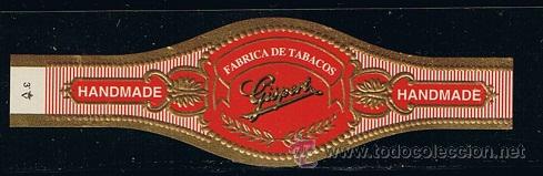 Vitolas de colecci&oacute;n: VITOLA CLASICA .- MARCA: GISPERT (CUBA) .- TALON: 3V