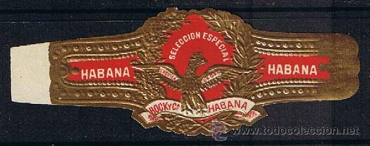 Vitolas de colecci&oacute;n: VITOLA CLASICA.- MARCA: EL AGUILA DE ORO DE BOCK Y CIA (CUBA) .- AGUILA