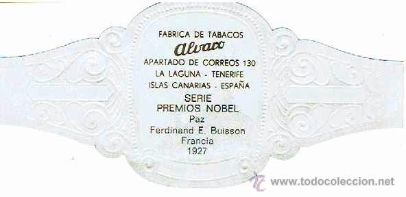 Vitolas de colecci&oacute;n: VILOTA - ALVARO - FERDINAND E BUISSON - Foto 2