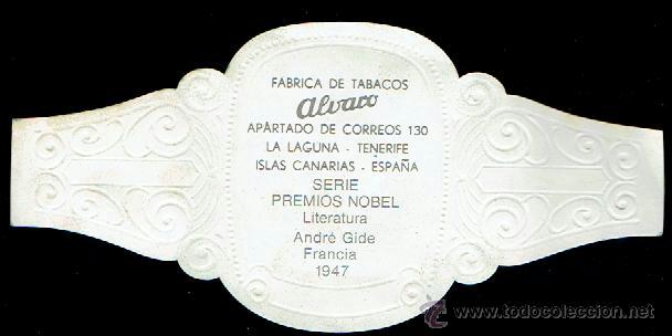 Vitolas de colecci&oacute;n: VILOTA - ALVARO - ANDRE GIDE - Foto 2