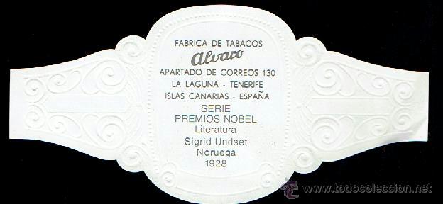 Vitolas de colecci&oacute;n: VILOTA - ALVARO - SIGRID UNDSET - Foto 2