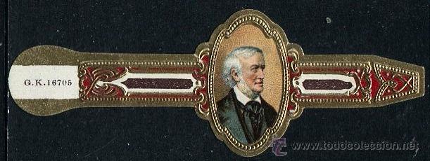 Vitolas de colecci&oacute;n: VITOLA DEL COMPOSITOR WAGNER - Foto 1
