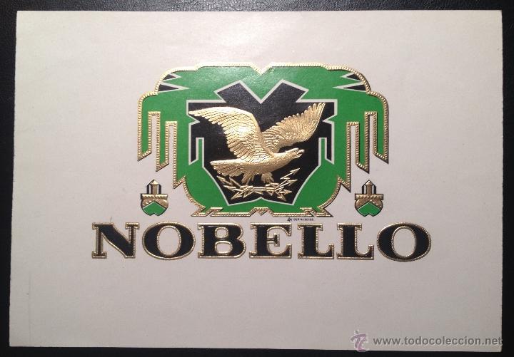 An&eacute;is de charuto de cole&ccedil;&atilde;o: LITOGRAFIA NOBELLO - AGUILA DORADA (Medidas 22 x 15,5 cm.)