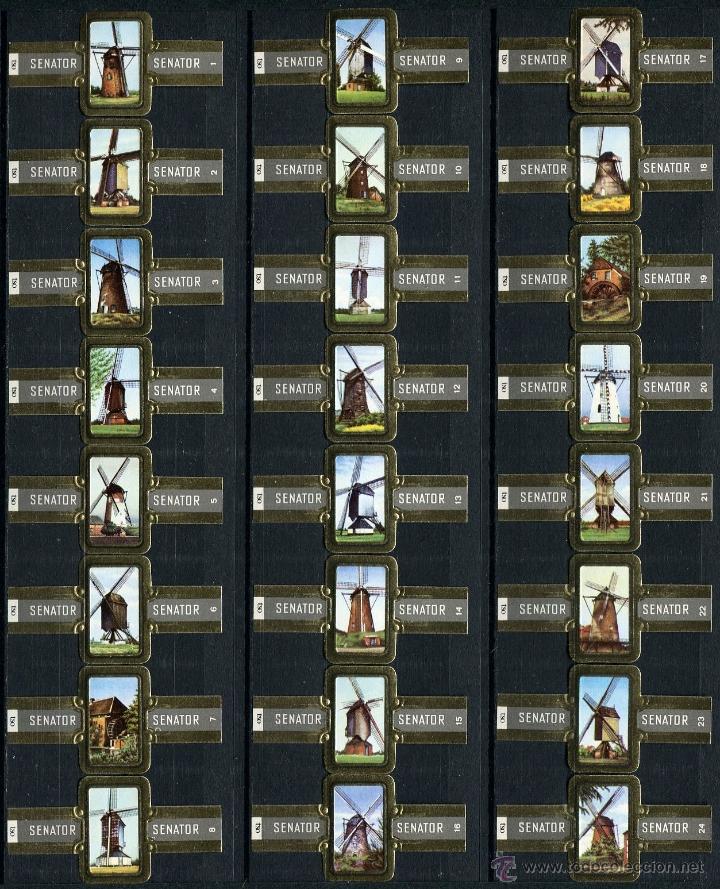 Bagues de cigare de collection: VITOLAS SENATOR - MOLINOS DE BELGICA (24 VITOLAS)