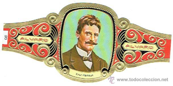 Vitolas de colecci&oacute;n: VITOLA ALVANO - KNUT HAMSUN - Foto 1