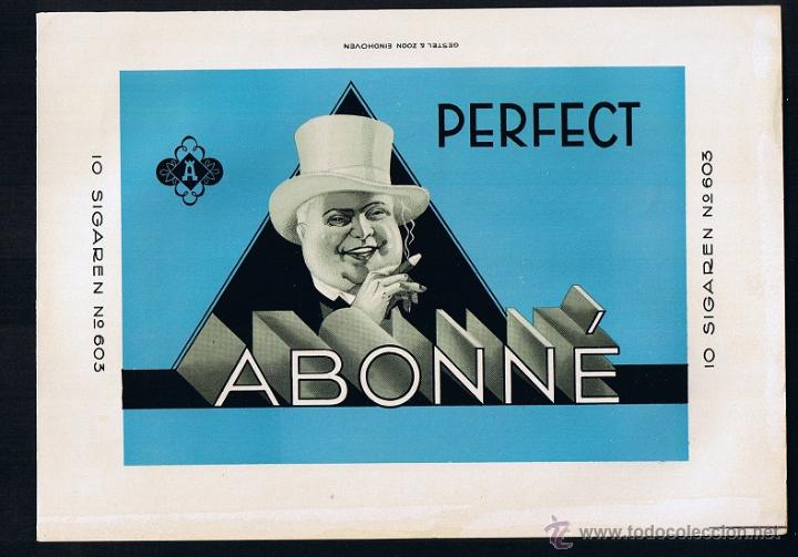 An&eacute;is de charuto de cole&ccedil;&atilde;o: HABILITACION - VISTA. TITULO: ABONN&Eacute; PERFECT. TEMA: HOMBRES, FUMADORES