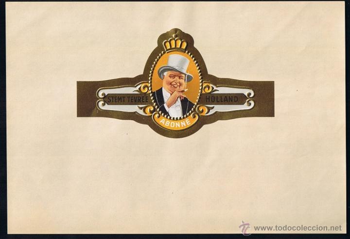 An&eacute;is de charuto de cole&ccedil;&atilde;o: HABILITACION -VISTA. TITULO: ABONN&Eacute;. TEMA: HOMBRES, FUMADORES