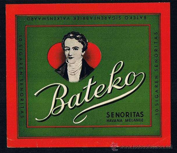 An&eacute;is de charuto de cole&ccedil;&atilde;o: HABILITACION -VISTA. TITULO: BATEKO. TEMA: HOMBRES