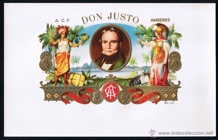 An&eacute;is de charuto de cole&ccedil;&atilde;o: HABILITACION -VISTA. TITULO: DON JUSTO. TEMA: HOMBRES, INDIOS, ROMANOS