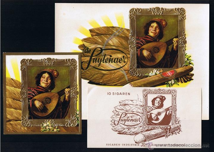 An&eacute;is de charuto de cole&ccedil;&atilde;o: HABILITACION.- VISTA+PAPELETA+TAPACLAVOS. TITULO: DE LUYTENAER. TEMA: HOMBRES, PUROS