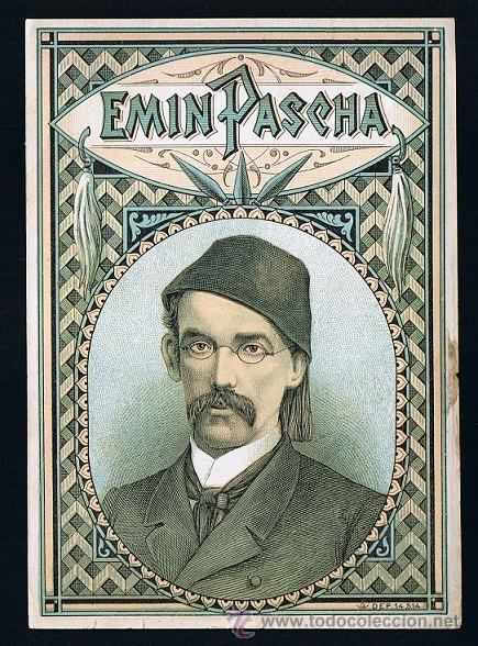 An&eacute;is de charuto de cole&ccedil;&atilde;o: HABILITACION - PAPELETA. TITULO: EMIN PASCHA. TEMA: HOMBRES