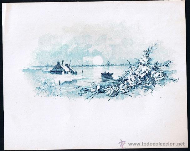 Vitolas de colecci&oacute;n: HABILITACION -VISTA. TITULO: SIN TITULO. TEMA: BARCOS, PANORAMICAS, EDIFICACIONES - Foto 1