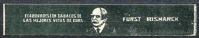 Bagues de cigare de collection: VITOLA BISMARCK - CASA IMPERIAL ALEMANA