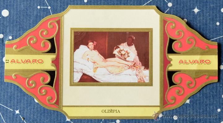 Vitolas de colecci&oacute;n: VITOLA ALVARO - EL DESNUDO EN EL ARTE - SERIE I PINTURA - 12 OLIMPIA