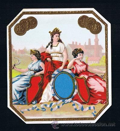 Vitolas de colecci&oacute;n: HABILITACION (CUBA).- PAPELETA .- TITULO: CAVADA (SIN MARCA IMPRESA) .- TEMA MUJERES