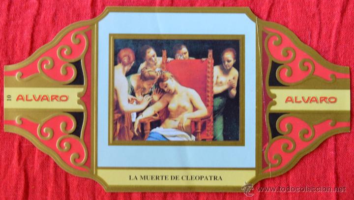 Vitolas de colecci&oacute;n: EL DESNUDO EN EL ARTE - ALVARO - SERIE II - PINTURA - 10 - LA MUERTE DE CLEOPATRA