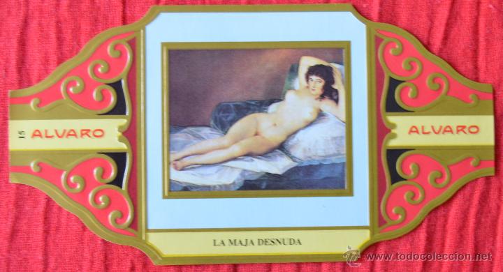 Vitolas de colecci&oacute;n: EL DESNUDO EN EL ARTE - ALVARO - SERIE II - PINTURA - 15 - LA MAJA DESNUDA