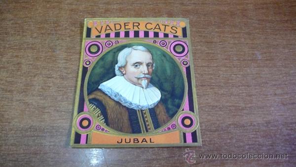 Vitolas de colecci&oacute;n: PRECIOSA VITOLA DE CAJA DE PUROS MARCA VADER CATS, JUBAL.