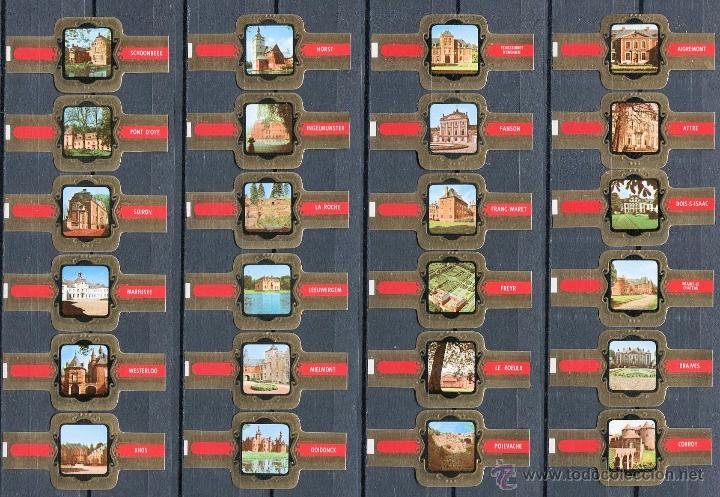 Sammlung von Banderolen: VITOLAS TAF - CASTILLOS DE BELGICA / SIN MARCA (24 VITOLAS)