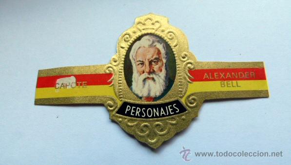 Vitolas de colecci&oacute;n: Vitola puros Capote Personajes Alexander Bell