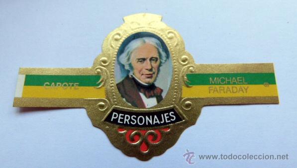 Vitolas de colecci&oacute;n: Vitola puros Capote Personajes Michel Faraday
