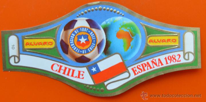 Vitolas de colecci&oacute;n: VITOLA GRANDE ALVARO - MUNDIALES DE FUTBOL - ESPA&Ntilde;A 1982 - CHILE - 10