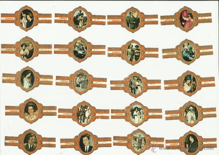 Vitolas de colecci&oacute;n: Vitolas Stompkop. BALDUINO Y FABIOLA  COMPLETA 20. - Foto 1