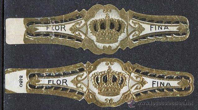 Sammlung von Banderolen: VITOLAS - TEMA CORONAS (2 VITOLAS)