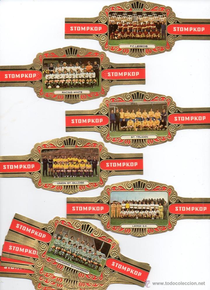 Vitolas de colecci&oacute;n: Vitolas. Serie completa Stompkop - Equipos de Futbol, 16 vitolinas