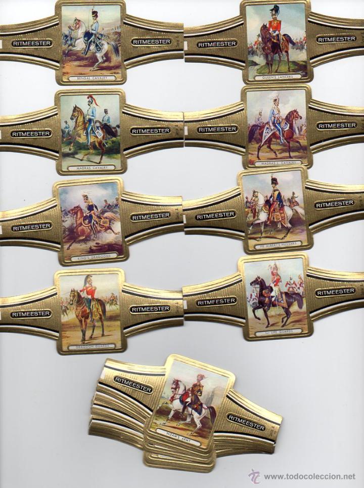 Vitolas de colecci&oacute;n: Vijosefa. Serie completa Ritmeester - Caballer&iacute;a Inglesa, 28 vitolinas.